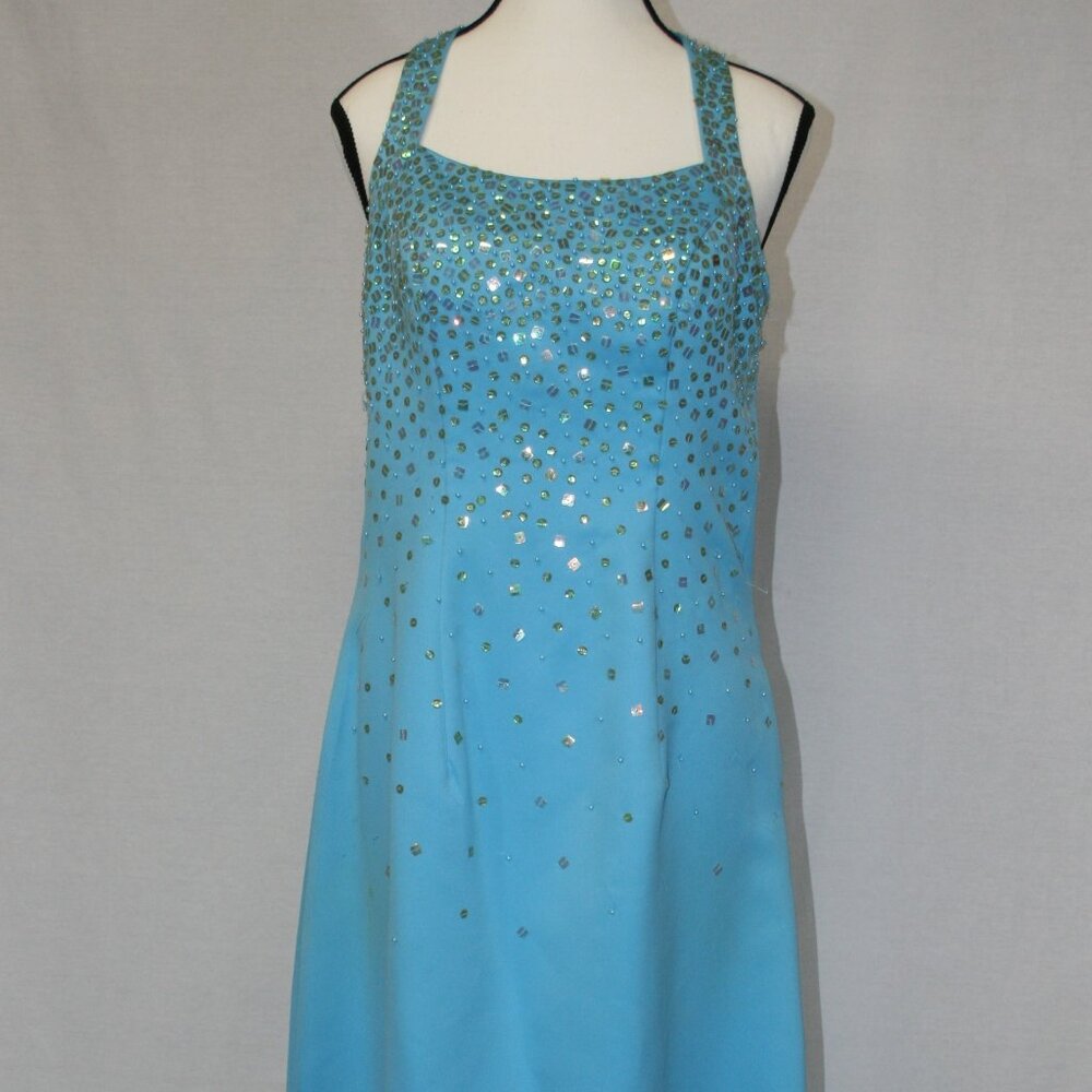 Modern Maids Collection formal dress.  Light blue, Sz 6